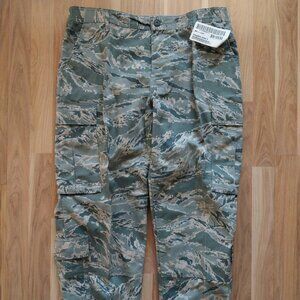 US Air Force ABU NEW WITH TAG 2007 Men's Utility Trousers Tiger Stripe Size 38XS